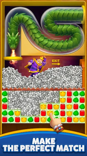 Royal Match ڈاؤن لوڈ کریں – کنگ رابرٹ کے محل کو سجائیں اور پہیلیاں حل کریں - Screenshot 10