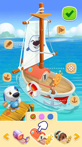 My Talking Hank: Islands ڈاؤن لوڈ کریں – تفریحی جزیرہ ایڈونچر - Screenshot 22