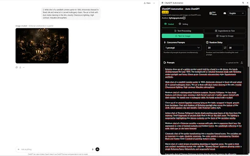 ChatGPT Automation ڈاؤن لوڈ کریں – بیچ پروسیسنگ اور آٹو ڈاؤن لوڈ - Screenshot 1