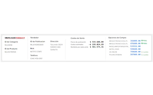 MercadoLibre Herramientas – MercadoToolkit کے ساتھ سیلز بڑھائیں - Screenshot 5