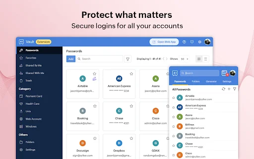 Zoho Vault ڈاؤن لوڈ کریں – پاس ورڈ مینیجر اور محفوظ ڈیٹا اسٹوریج - Screenshot 1