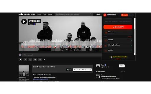 SoundCloud Enhanced Pro ڈاؤن لوڈ کریں – آڈیو مینجمنٹ اور ڈاؤن لوڈ ٹولز - Screenshot 3
