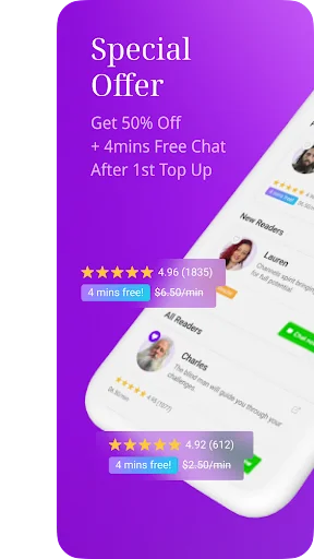 LifeReader Psychics & Tarot ڈاؤن لوڈ کریں – ماہر نفسیات اور ٹیرو ریڈرز - Screenshot 6