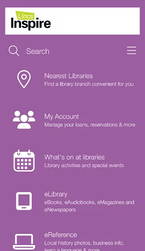 Lincs Inspire Libraries ایپ ڈاؤن لوڈ کریں – ڈیجیٹل لائبریری تک رسائی - Screenshot 7