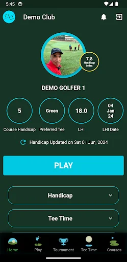 Online Golf App ڈاؤن لوڈ کریں – گالف کے انتظام کے لیے بہترین ویب سافٹ ویئر - Screenshot 7