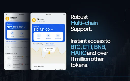 Hero Wallet ڈاؤن لوڈ کریں – محفوظ اور پرائیویسی پر مبنی کرپٹو والیٹ - Screenshot 2