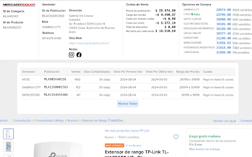 MercadoLibre Herramientas – MercadoToolkit کے ساتھ سیلز بڑھائیں - Screenshot 1