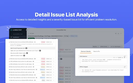TestMu AI Accessibility DevTools ڈاؤن لوڈ کریں – ویب رسائی کا بہترین ٹول - Screenshot 2