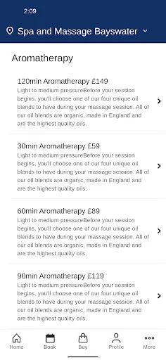 Spa & Massage ایپ ڈاؤن لوڈ کریں – اپنے اپائنٹمنٹس آسانی سے بک کریں - Screenshot 2