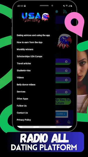 USA Dating ڈاؤن لوڈ کریں – امریکہ اور پیرس میں نئے دوست بنائیں - Screenshot 15