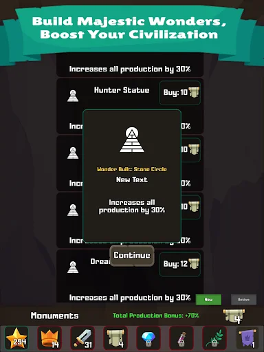 CivRise ڈاؤن لوڈ کریں – بہترین آئیڈل سولائزیشن بلڈر گیم - Screenshot 18