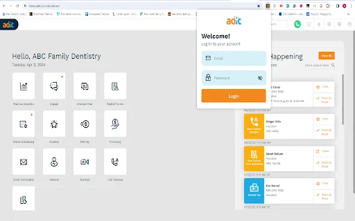 Adit for Chrome – RE ڈاؤن لوڈ کریں | ڈینٹل پریکٹس کے لیے بہترین ٹول - Screenshot 1
