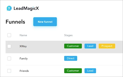 LeadMagicX ڈاؤن لوڈ کریں – میسنجر پراسپیکٹس کا انتظام - Screenshot 1