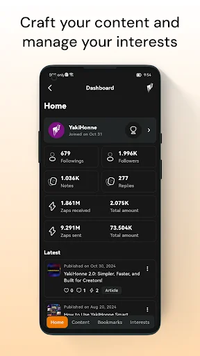 YakiHonne ڈاؤن لوڈ کریں – Nostr اور Bitcoin سوشل ایپ - Screenshot 3