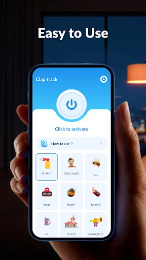 ClapRing ڈاؤن لوڈ کریں – تالی بجا کر اپنا کھویا ہوا فون تلاش کریں - Screenshot 3