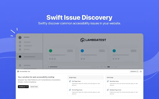 TestMu AI Accessibility DevTools ڈاؤن لوڈ کریں – ویب رسائی کا بہترین ٹول - Screenshot 1