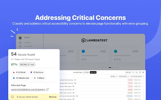TestMu AI Accessibility DevTools ڈاؤن لوڈ کریں – ویب رسائی کا بہترین ٹول - Screenshot 3