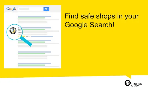 Trusted Shops Chrome Extension ڈاؤن لوڈ کریں – محفوظ آن لائن شاپنگ - Screenshot 1