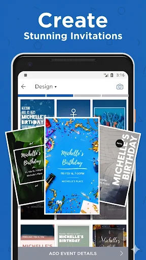 ZEvents Invite Maker Hobnob ڈاؤن لوڈ کریں – دعوت نامے اور RSVPs - Screenshot 1