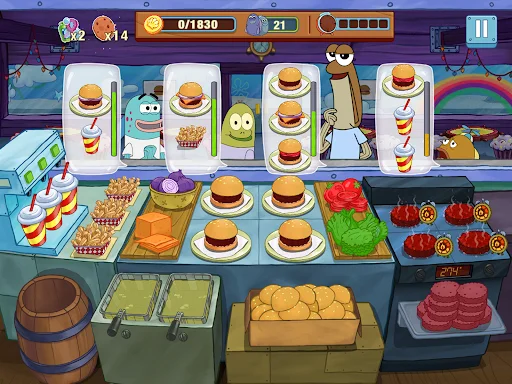 SpongeBob: Krusty Cook-Off ڈاؤن لوڈ کریں – بہترین کوکنگ گیم - Screenshot 24