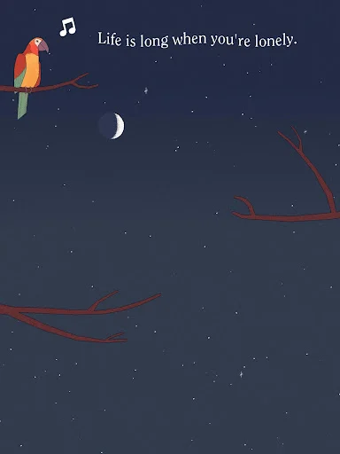 Bird Alone ڈاؤن لوڈ کریں – تنہا پرندے کے ساتھ جذباتی دوستی کا تجربہ - Screenshot 21