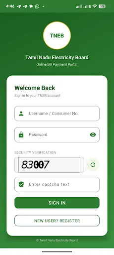 Bill Checker for TNEB ڈاؤن لوڈ کریں – بجلی کے بلوں کا آن لائن انتظام - Screenshot 2