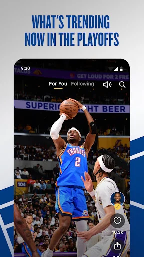 NBA: Live Games & Scores ڈاؤن لوڈ کریں – براہ راست NBA میچز دیکھیں - Screenshot 4