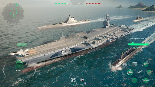 Modern Warships ڈاؤن لوڈ کریں – جدید بحری جنگی کھیل - Screenshot 18