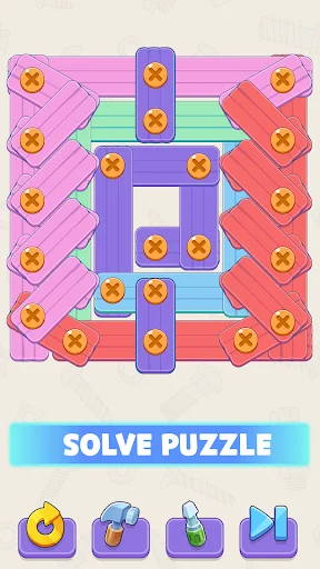 Screw It Out: Wood Puzzle ڈاؤن لوڈ کریں – دماغی کھیل - Screenshot 10