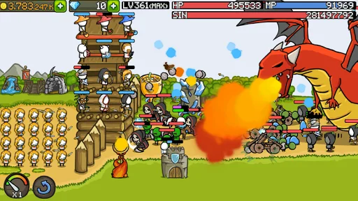 Grow Castle ڈاؤن لوڈ کریں – بہترین ٹاور ڈیفنس گیم اب مفت حاصل کریں - Screenshot 3