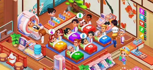 Hospital Madness ڈاؤن لوڈ کریں – ڈاکٹر بنیں اور کلینک بنائیں - Screenshot 14