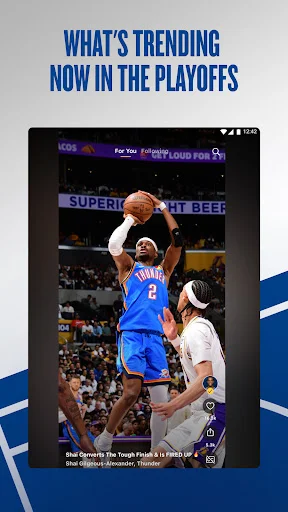 NBA: Live Games & Scores ڈاؤن لوڈ کریں – براہ راست NBA میچز دیکھیں - Screenshot 11