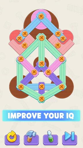 Screw It Out: Wood Puzzle ڈاؤن لوڈ کریں – دماغی کھیل - Screenshot 12