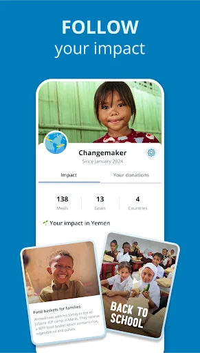 ShareTheMeal ایپ ڈاؤن لوڈ کریں – غربت کے خاتمے کے لیے چندہ دیں - Screenshot 4