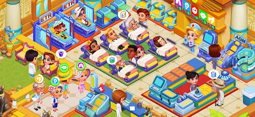 Hospital Madness ڈاؤن لوڈ کریں – ڈاکٹر بنیں اور کلینک بنائیں - Screenshot 15
