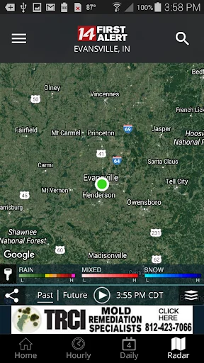 14FirstAlert Weather TriState ڈاؤن لوڈ کریں – درست موسم کی پیش گوئی - Screenshot 4