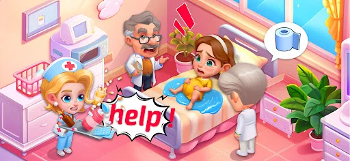 Hospital Madness ڈاؤن لوڈ کریں – ڈاکٹر بنیں اور کلینک بنائیں - Screenshot 3