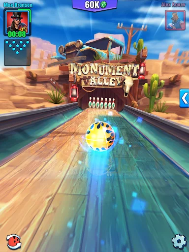 Bowling Crew ڈاؤن لوڈ کریں – بہترین تھری ڈی بولنگ گیم - Screenshot 13