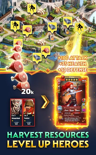 Empires & Puzzles ڈاؤن لوڈ کریں – بہترین میچ-3 آر پی جی گیم - Screenshot 12