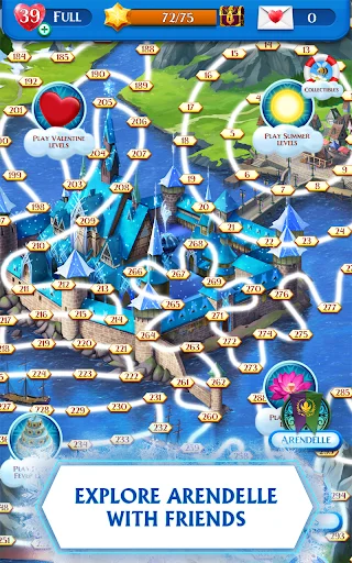 Disney Frozen Free Fall ڈاؤن لوڈ کریں – پہیلی کا دلچسپ کھیل - Screenshot 17