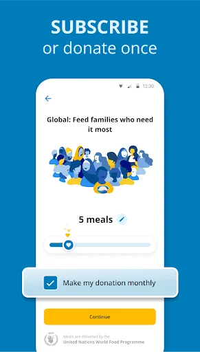 ShareTheMeal ایپ ڈاؤن لوڈ کریں – غربت کے خاتمے کے لیے چندہ دیں - Screenshot 5
