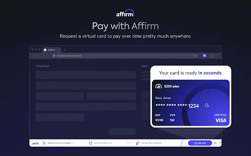Affirm ڈاؤن لوڈ کریں – خریداری کو آسان اور قسطوں میں تقسیم کریں - Screenshot 5