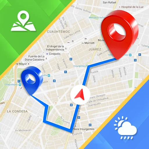 Maps, Navigation & Directions ڈاؤن لوڈ کریں – مفت آف لائن نیویگیشن
