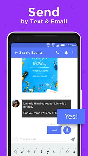 ZEvents Invite Maker Hobnob ڈاؤن لوڈ کریں – دعوت نامے اور RSVPs - Screenshot 2