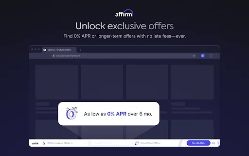 Affirm ڈاؤن لوڈ کریں – خریداری کو آسان اور قسطوں میں تقسیم کریں - Screenshot 3
