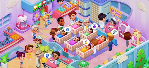 Hospital Madness ڈاؤن لوڈ کریں – ڈاکٹر بنیں اور کلینک بنائیں - Screenshot 8