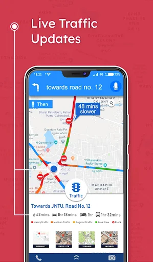 Maps, Navigation & Directions ڈاؤن لوڈ کریں – مفت آف لائن نیویگیشن - Screenshot 4