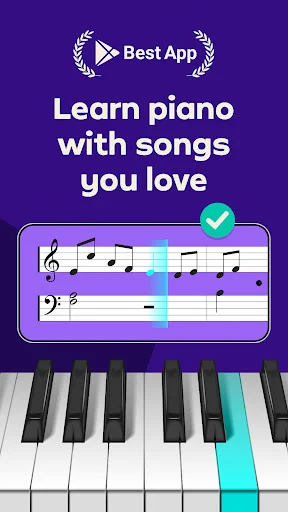 Simply Piano ڈاؤن لوڈ کریں – پیانو سیکھنے کا تیز اور آسان طریقہ - Screenshot 1
