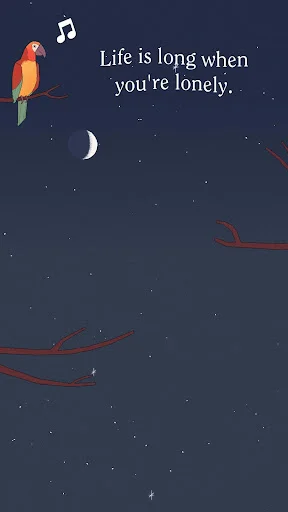Bird Alone ڈاؤن لوڈ کریں – تنہا پرندے کے ساتھ جذباتی دوستی کا تجربہ - Screenshot 7