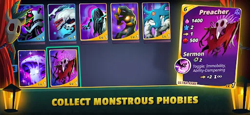 Phobies: Turn-Based Card Battle ڈاؤن لوڈ کریں – بہترین اسٹریٹجی گیم - Screenshot 8
